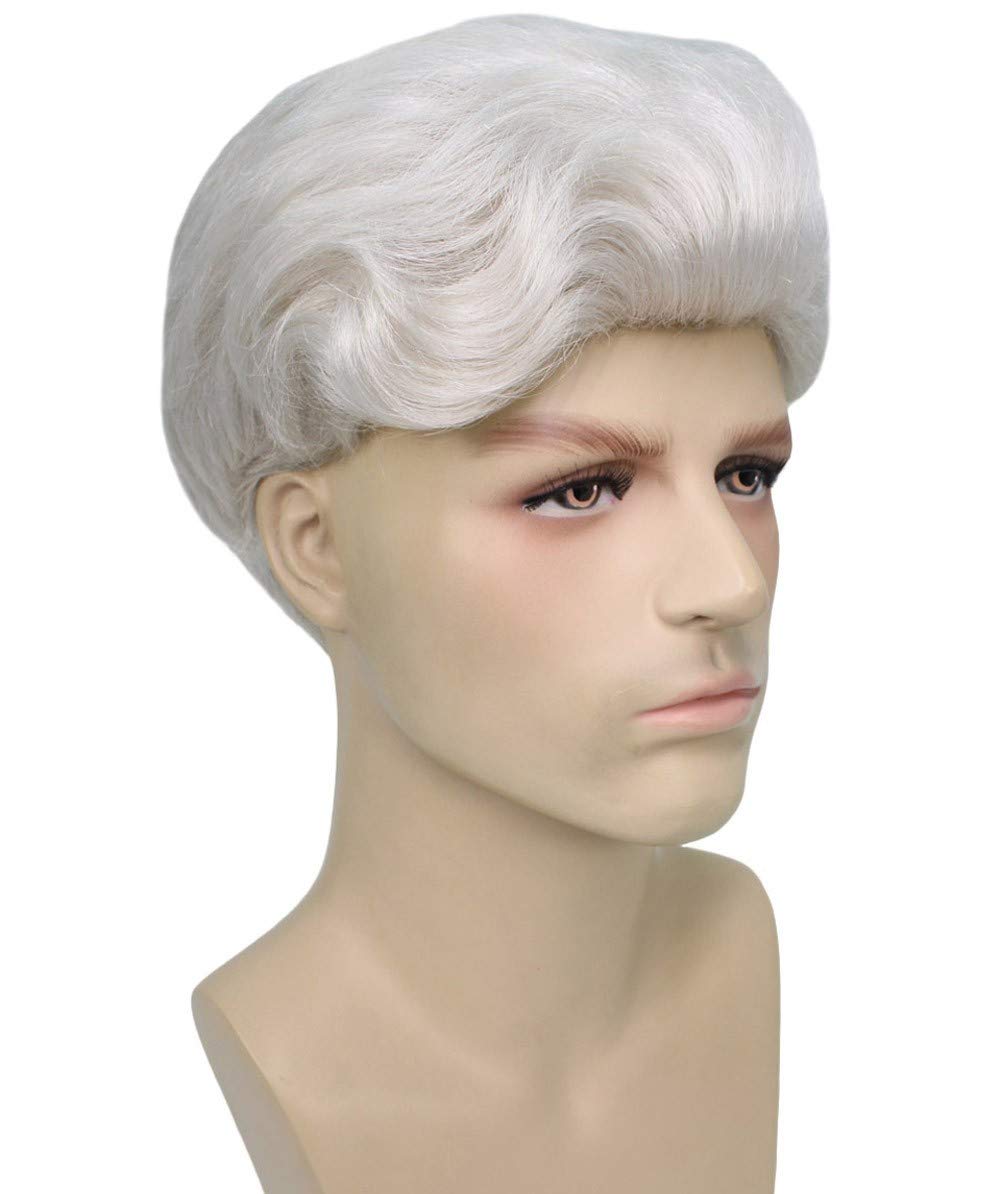 Amazon | Wigs2you 仮装 ウィッグ H-4893 白髪 銀髪 イケメン